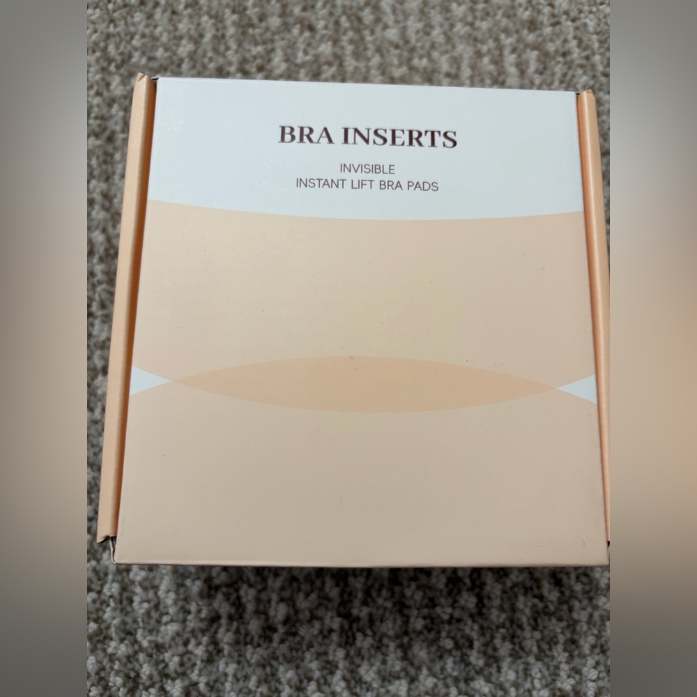 Invisible Instant Lift Bra Inserts - Cream